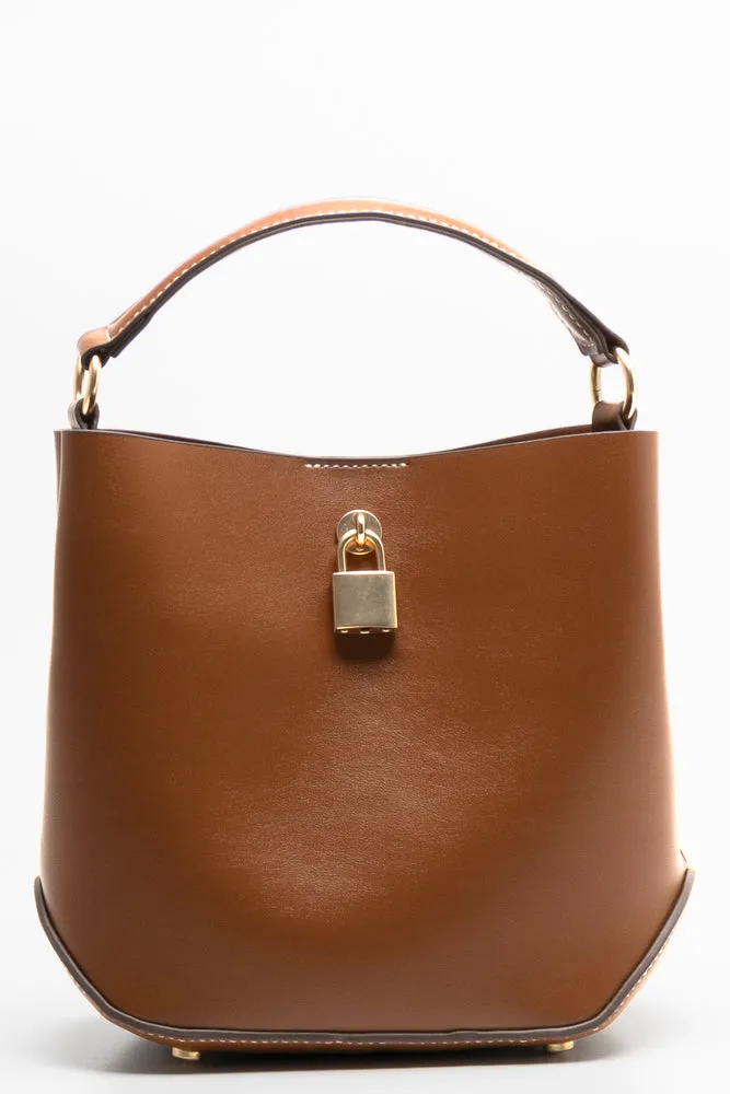 Mini Bucket Bag Tan sold by Ackermas