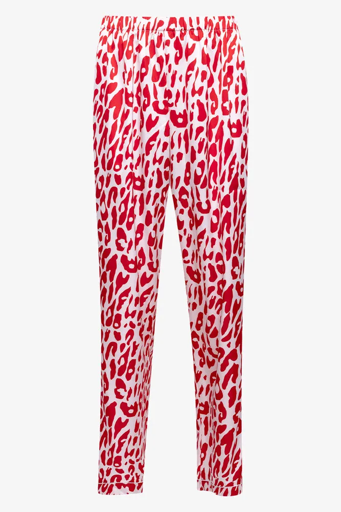 Short Sleeve Button Through Pyjama Red sold by Ackermas product image thumbnail 3