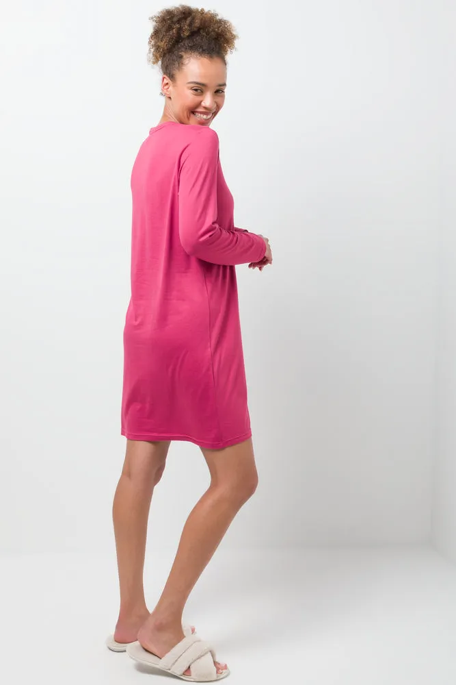 Long Sleeve Koala Sleepshirt Pink sold by Ackermas product image thumbnail 3