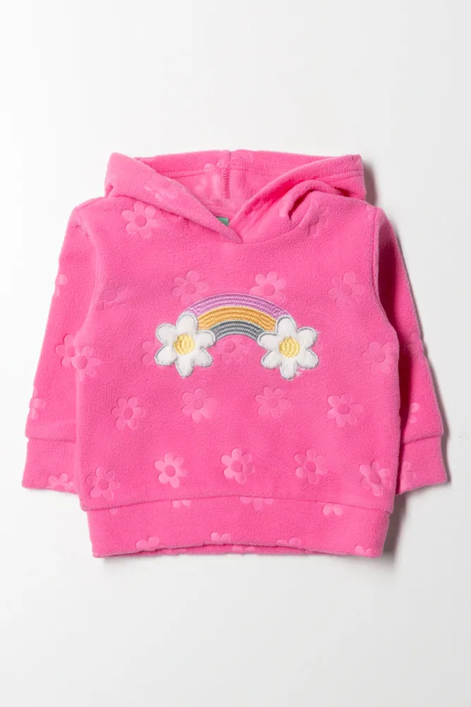 Fleece Hoodie Pink sold by Ackermas