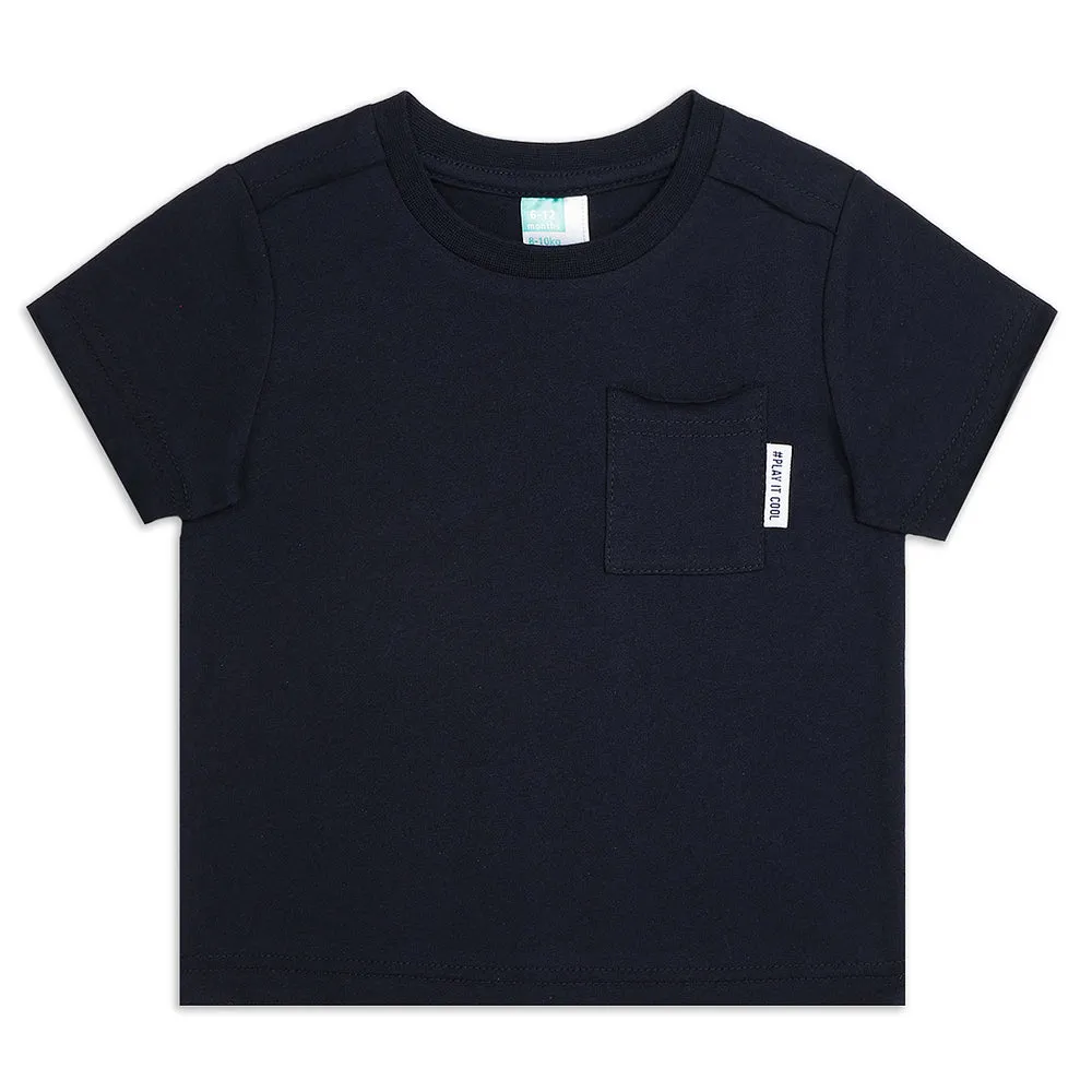 Short Sleeve T-Shirt Navy sold by Ackermas