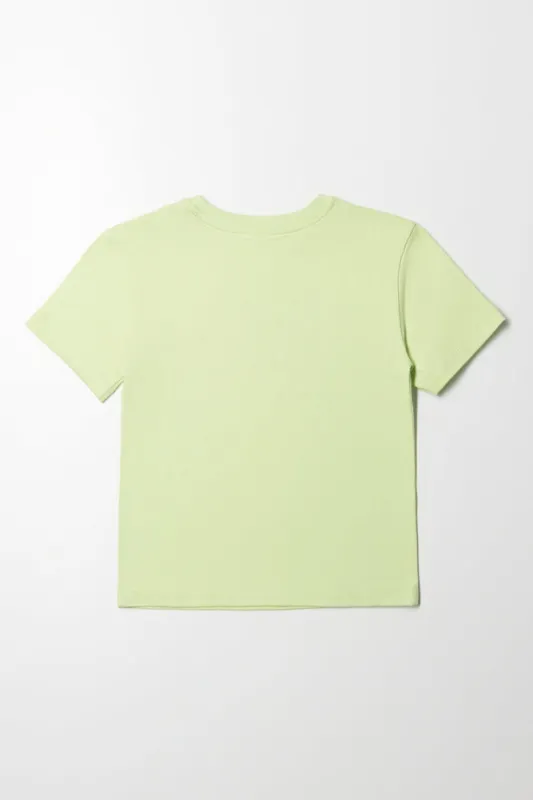 Sonic Short Sleeve T-Shirt Green sold by Ackermas