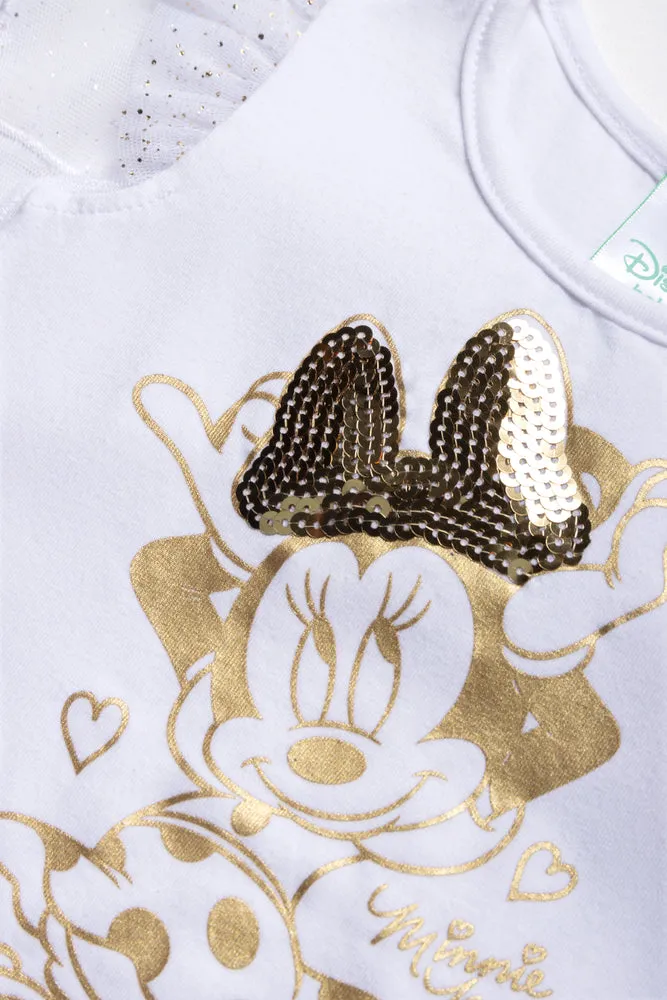 Minnie Mouse Tutu Set With Wings White sold by Ackermas product image thumbnail 2