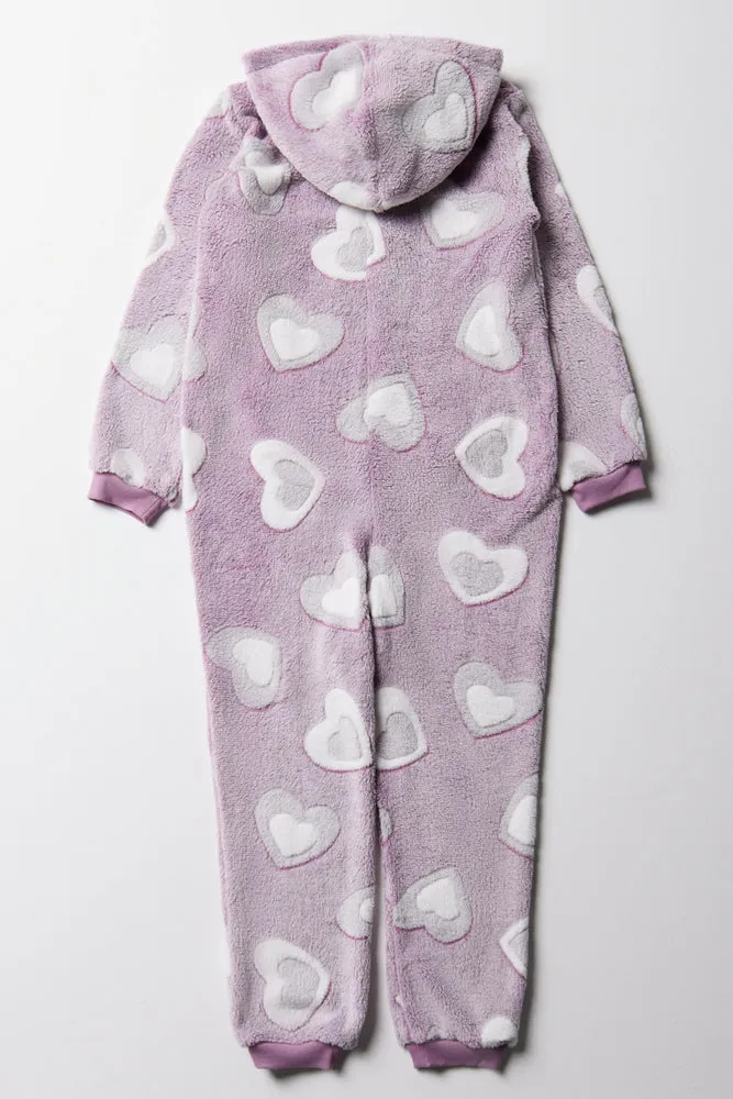 Heart Onesie Purple sold by Ackermas product image thumbnail 3
