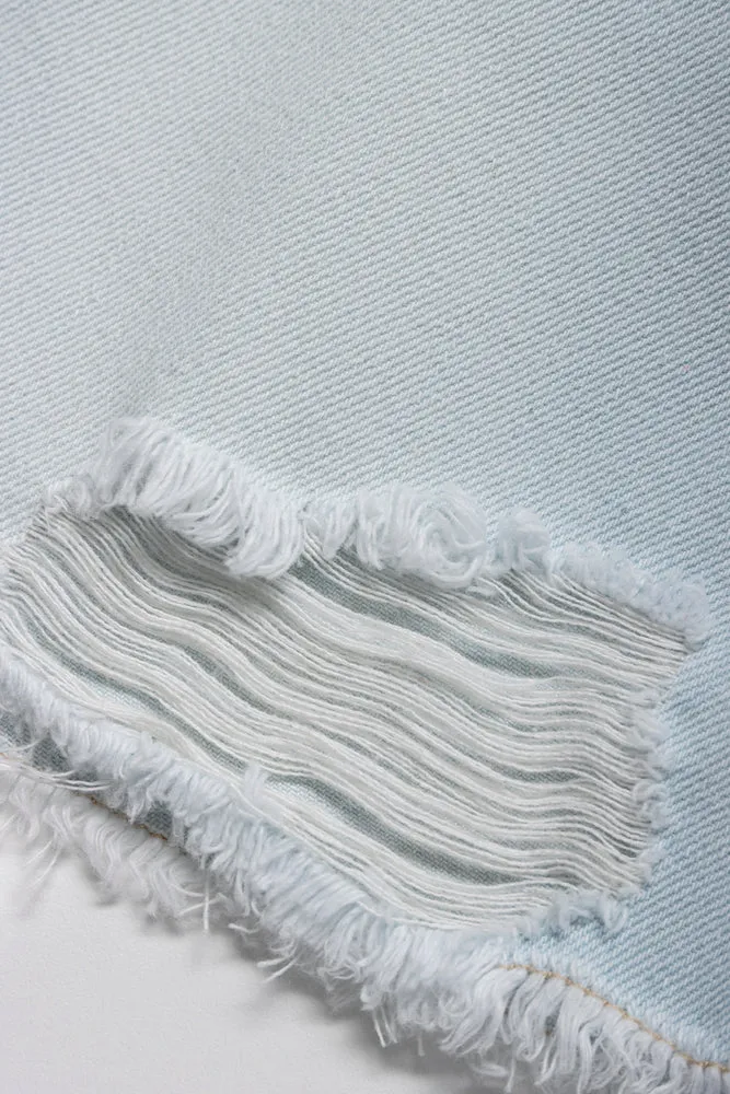 Denim Shorts Light Blue sold by Ackermas product image thumbnail 3