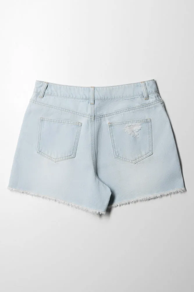Denim Shorts Light Blue sold by Ackermas product image thumbnail 4