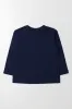 Long Sleeve T-Shirt Navy sold by Ackermas