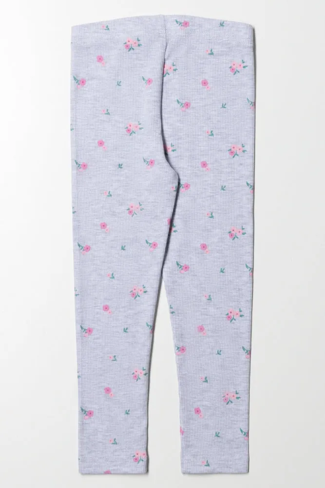 Floral Legging Grey sold by Ackermas product image thumbnail 3
