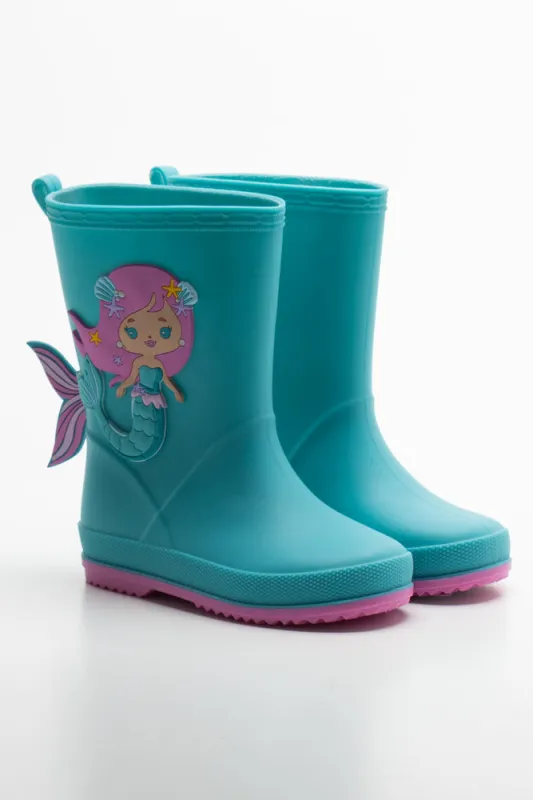 Rain Boot Turquoise sold by Ackermas