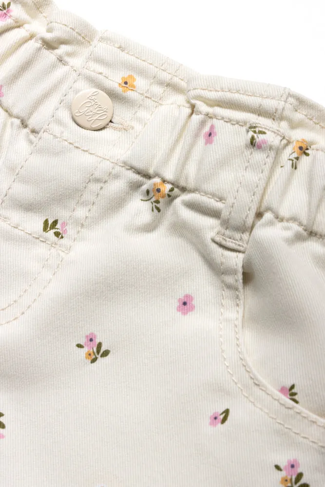 Embroidery Paper Bag Denim Short Natural sold by Ackermas product image thumbnail 2