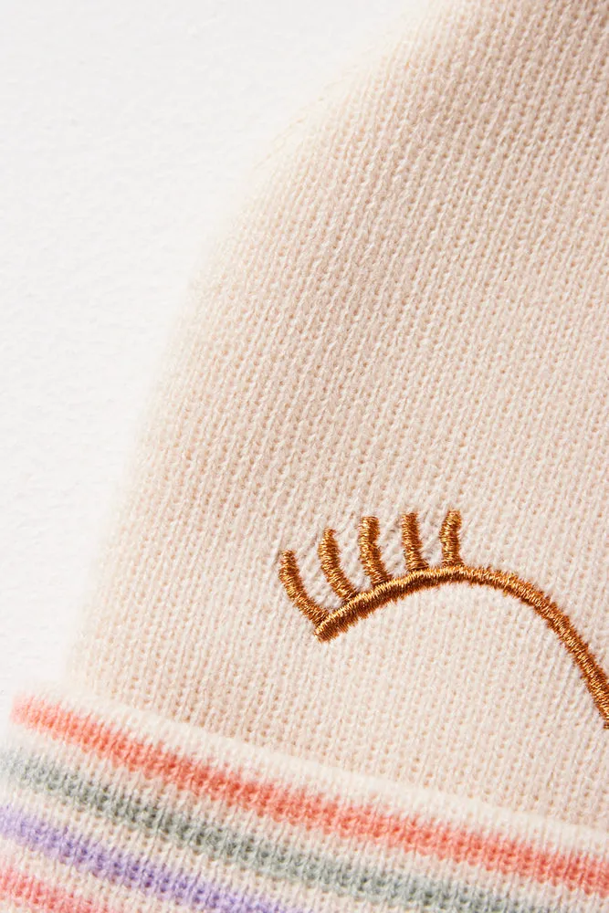 Beanie Natural & Pink sold by Ackermas product image thumbnail 2
