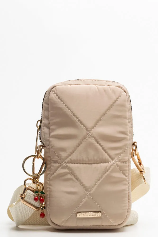 Multi Pocket Sling Bag Natural sold by Ackermas