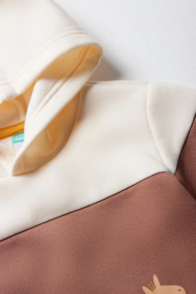 Giraffe Colourblock Tracksuit Natural sold by Ackermas product image thumbnail 4