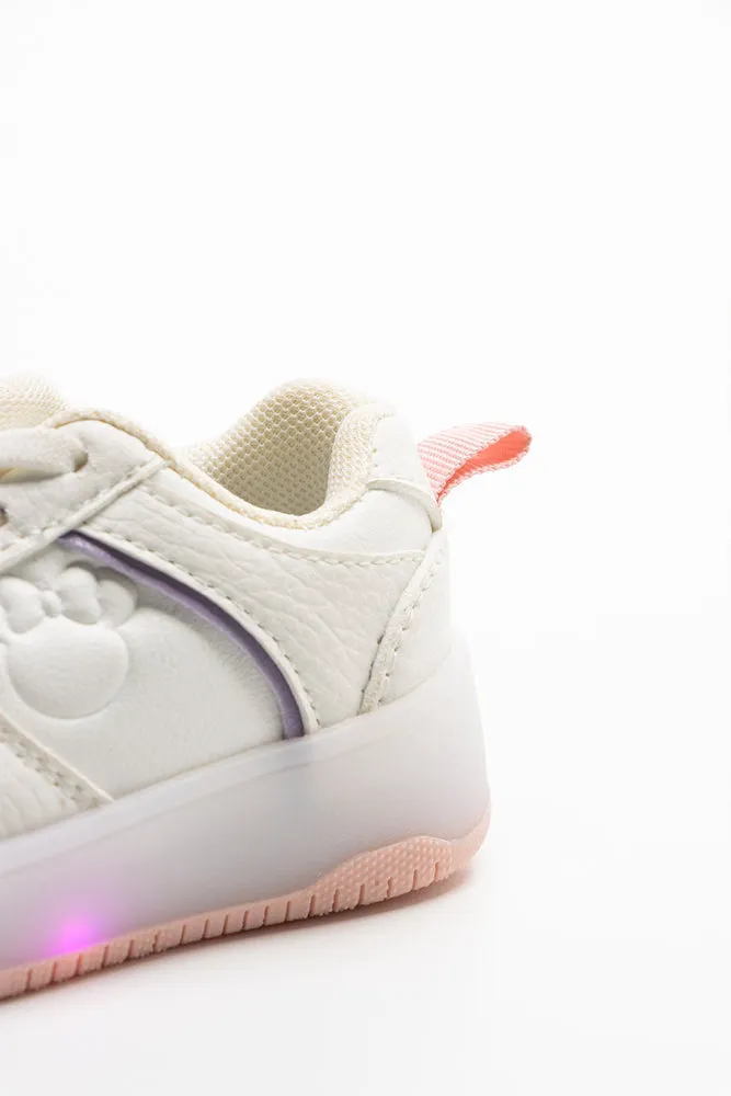 Minnie Mouse Light Up Sneaker White sold by Ackermas product image thumbnail 4