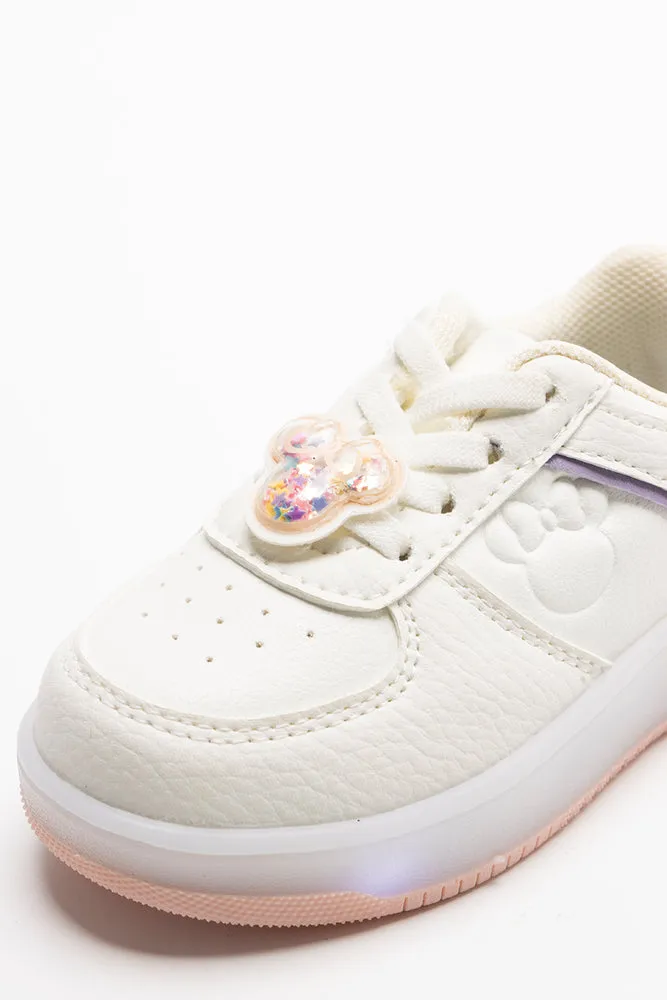 Minnie Mouse Light Up Sneaker White sold by Ackermas product image thumbnail 3