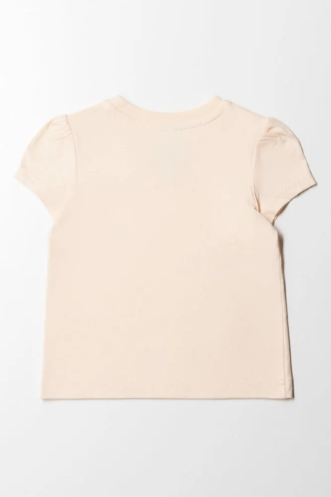 Short Sleeve T-Shirt Peach sold by Ackermas product image thumbnail 4