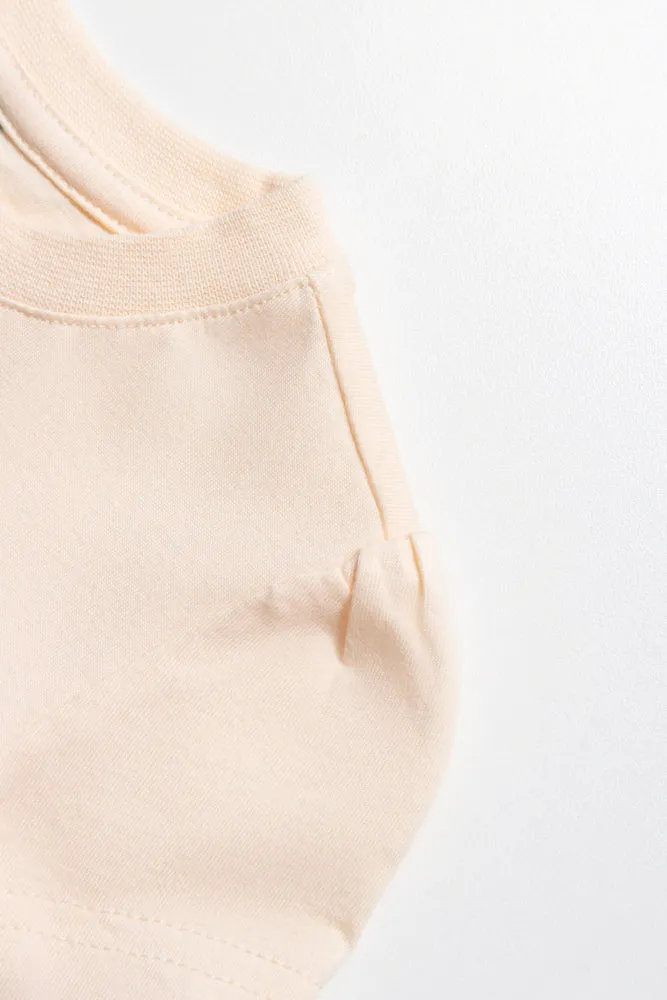 Short Sleeve T-Shirt Peach sold by Ackermas product image thumbnail 2