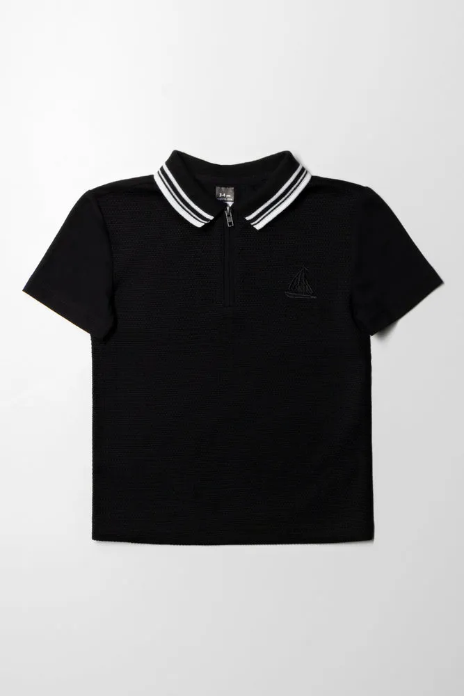 TEXTURED GOLFER BLACK sold by Ackermas