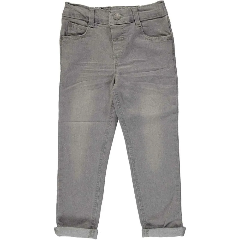 Skinny Denim Jeans Light Grey sold by Ackermas