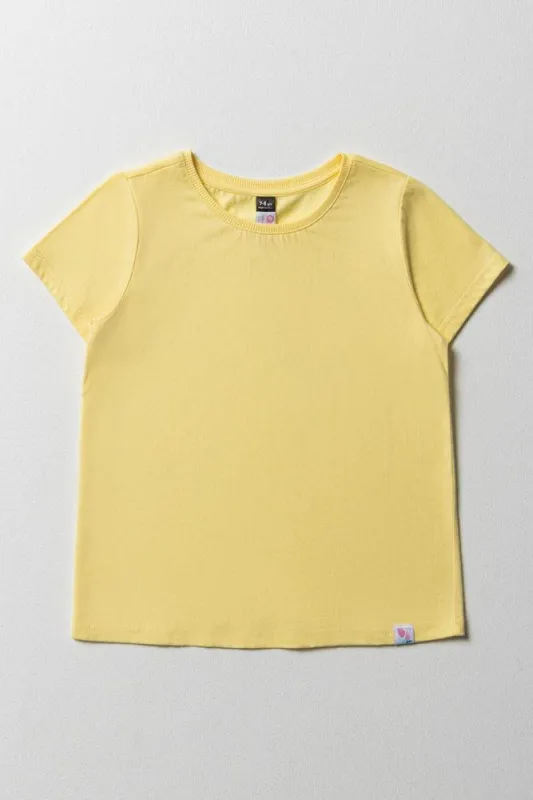 Short Sleeve T-Shirt Yellow sold by Ackermas