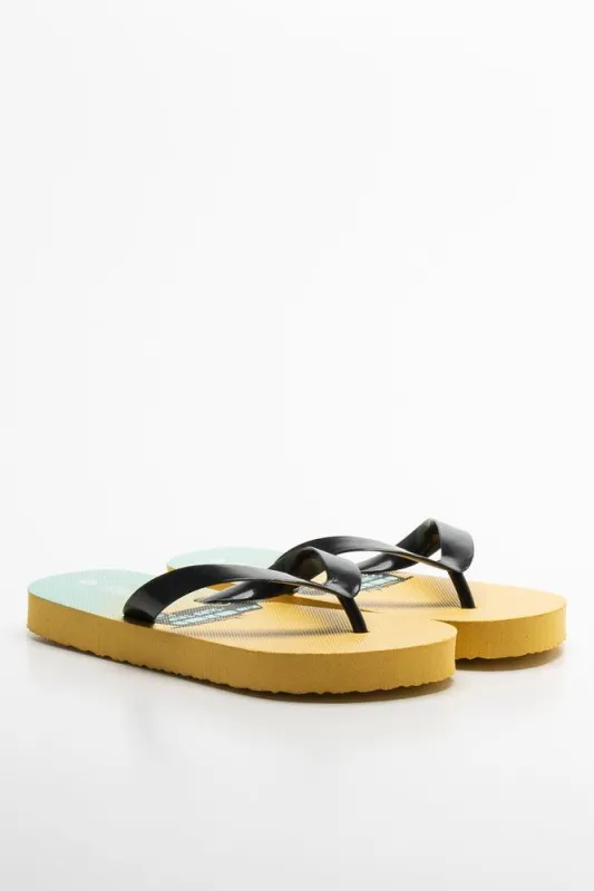 Flip flop yellow sold by Ackermas