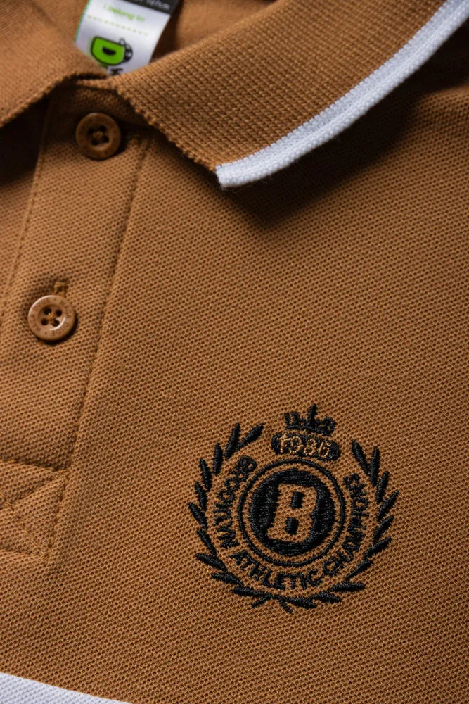 Colourblock Golfer Navy & Natural sold by Ackermas product image thumbnail 2