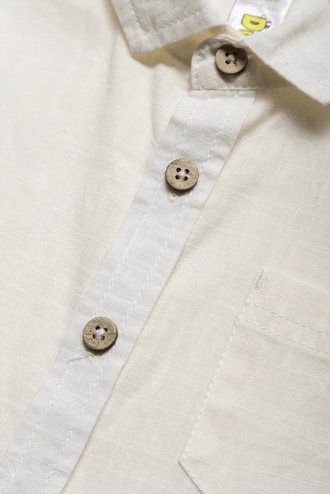 Short Sleeve Shirt White sold by Ackermas product image thumbnail 2