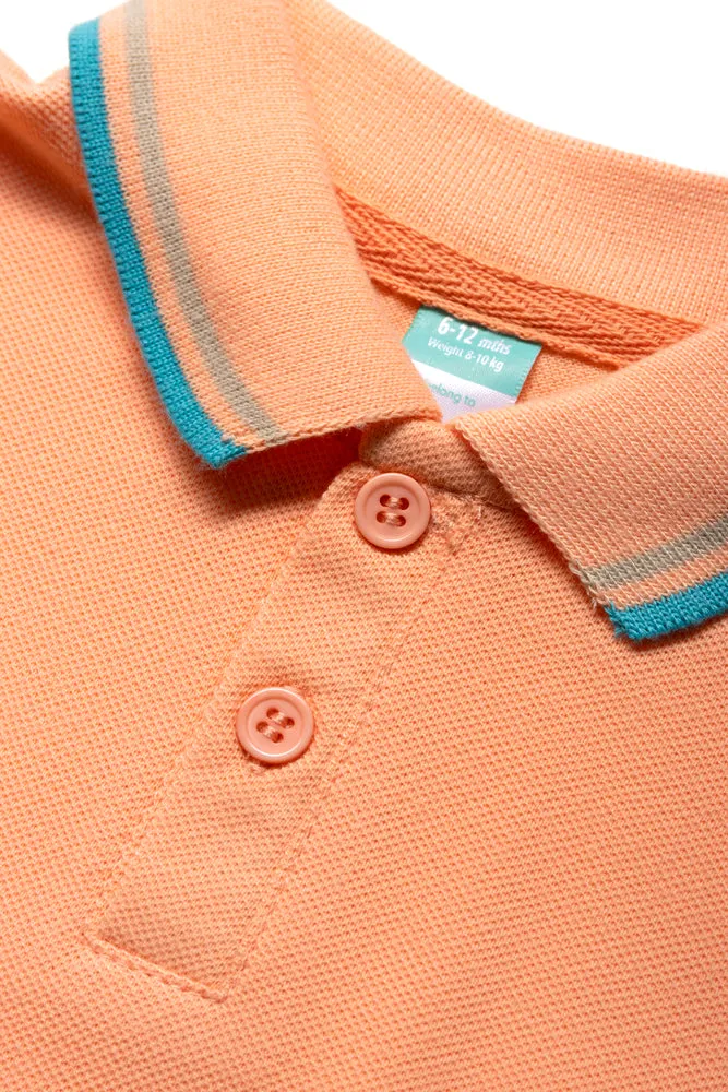 Dinosaur Dungaree Set Coral sold by Ackermas product image thumbnail 4