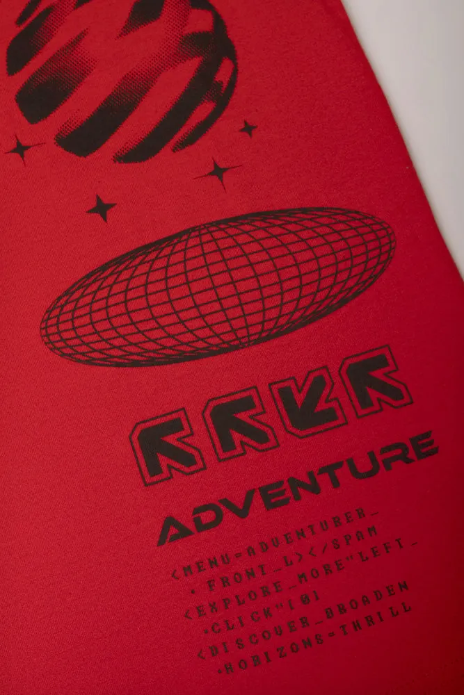 Short Sleeve T-Shirt Red sold by Ackermas product image thumbnail 2