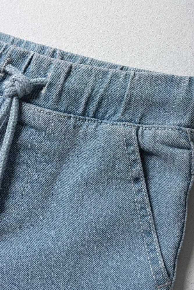 Shorts Denim Pull On Light Blue sold by Ackermas product image thumbnail 2