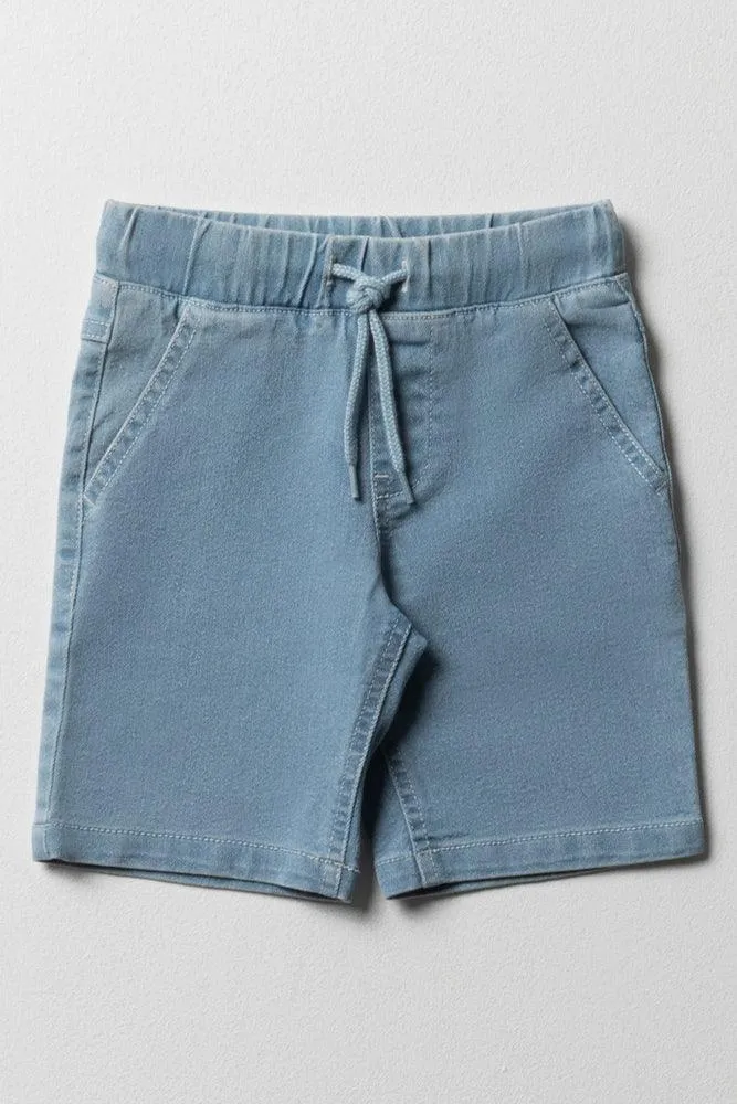 Shorts Denim Pull On Light Blue sold by Ackermas