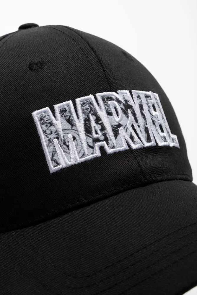 Marvel Peak Cap Black sold by Ackermas product image thumbnail 3