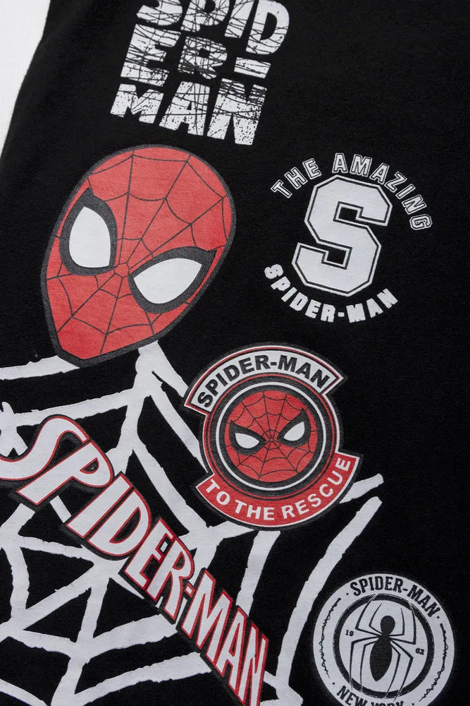 Spiderman T-Shirt Black sold by Ackermas product image thumbnail 3