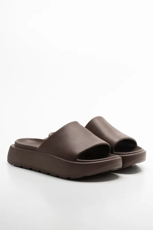 Platform Slide Brown sold by Ackermas