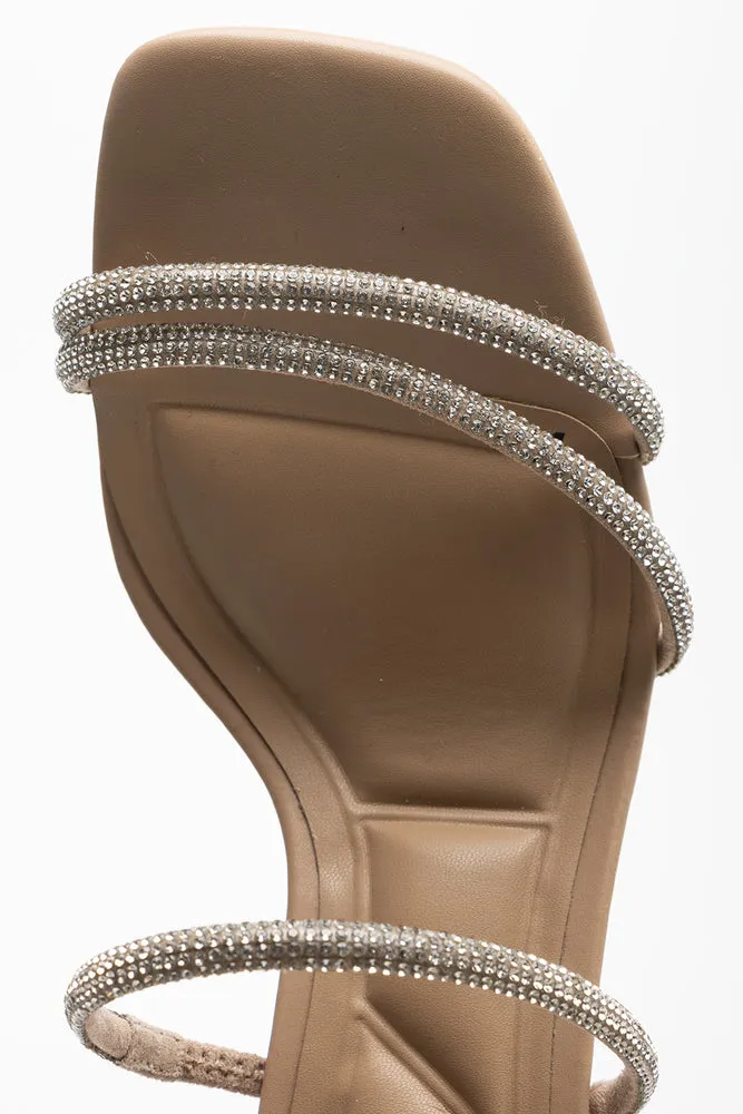 Strappy Heel Sandal Natural sold by Ackermas product image thumbnail 5