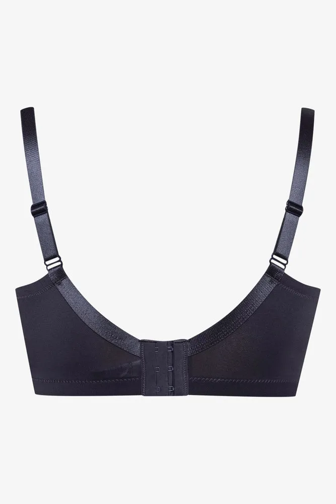 Plus Size 2 Pack Lace Trim Non Padded Wire Free Bras Black And Light Pink sold by Ackermas product image thumbnail 4