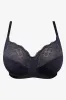 Plus Size 2 Pack Lace Trim Non Padded Wire Free Bras Black And Light Pink sold by Ackermas