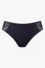 2 Pack Lace Trim Bikinis Black And Light Pink sold by Ackermas