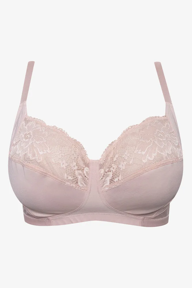 Plus Size 2 Pack Lace Non Padded Underwire Bras Black And Light Pink sold by Ackermas product image thumbnail 3
