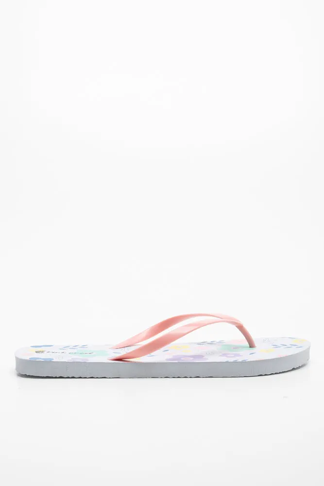 Flower Flip Flop Pink sold by Ackermas