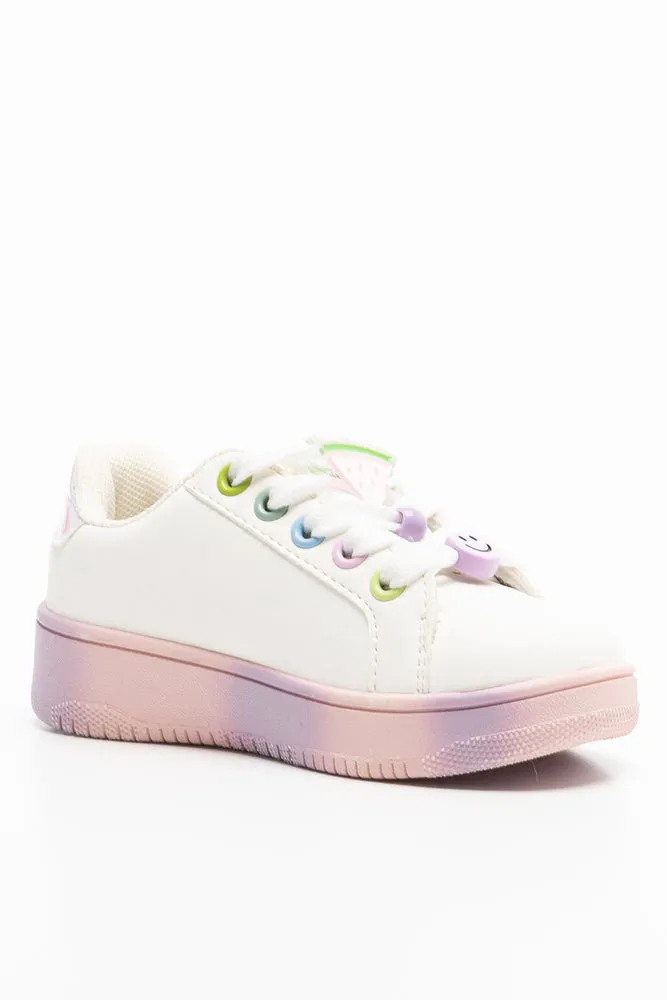 Beaded Lace Sneaker White sold by Ackermas product image thumbnail 2