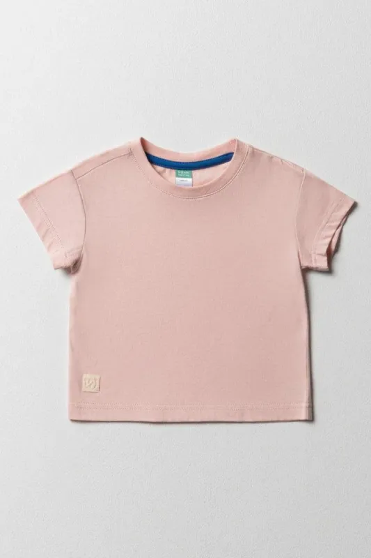 Crew neck t-shirt pink sold by Ackermas