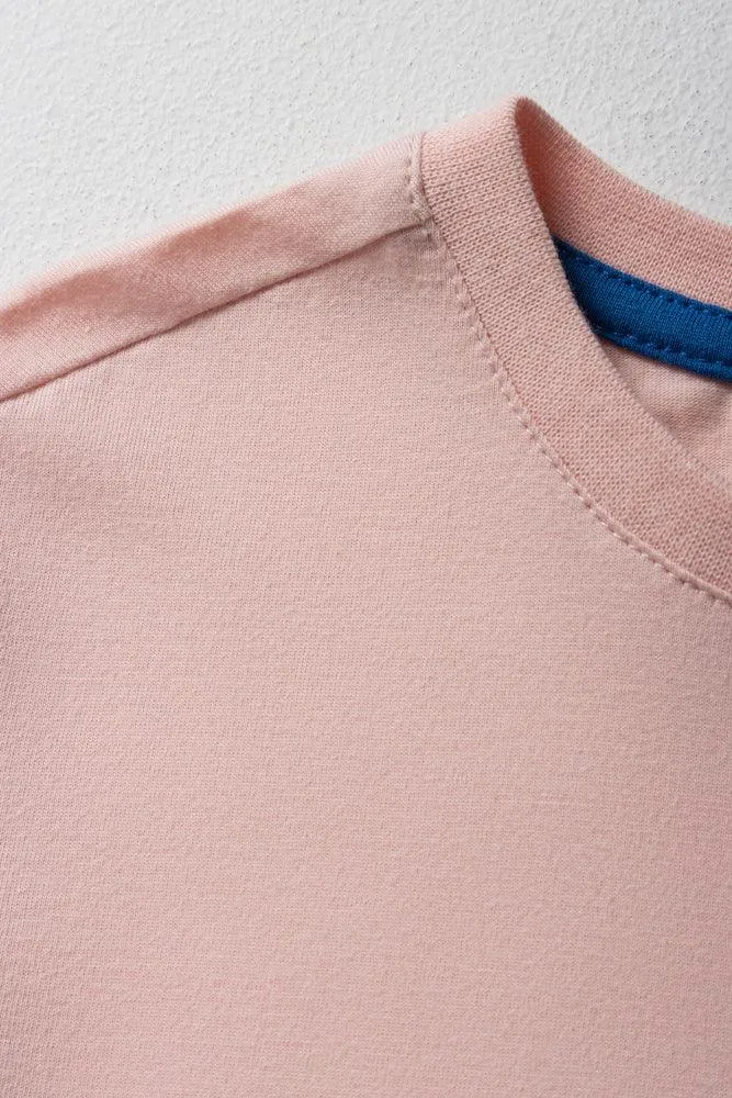 Crew neck t-shirt pink sold by Ackermas product image thumbnail 2