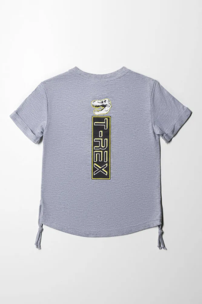 Side Tuxedo T-Shirt Grey sold by Ackermas product image thumbnail 3