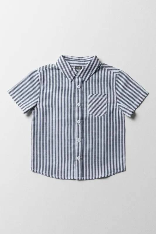 Yarn Dye Stripe Shirt sold by Ackermas