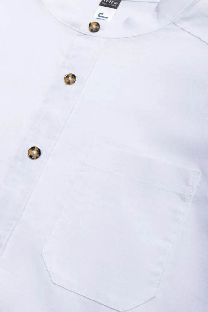 Long Sleeve Shirt White sold by Ackermas product image thumbnail 2