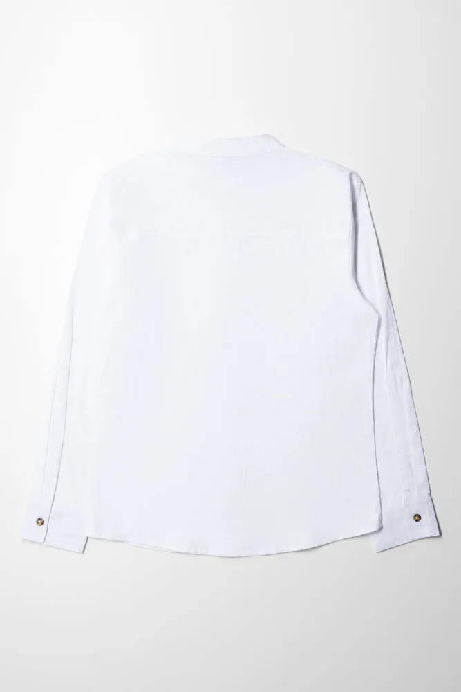 Long Sleeve Shirt White sold by Ackermas product image thumbnail 3