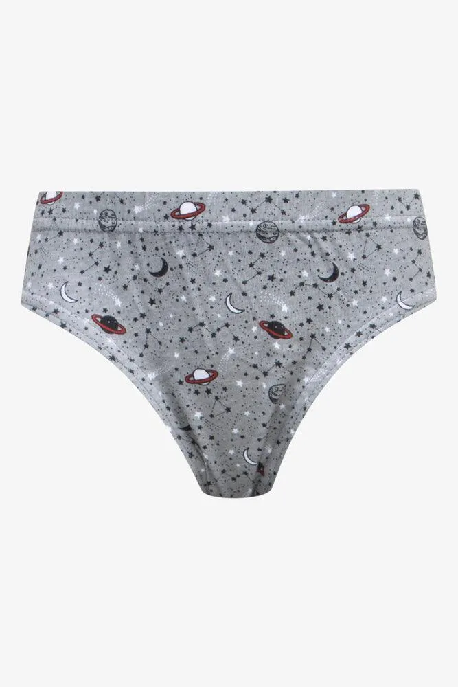 5 Pack Space Briefs Grey, Red & Black sold by Ackermas product image thumbnail 3