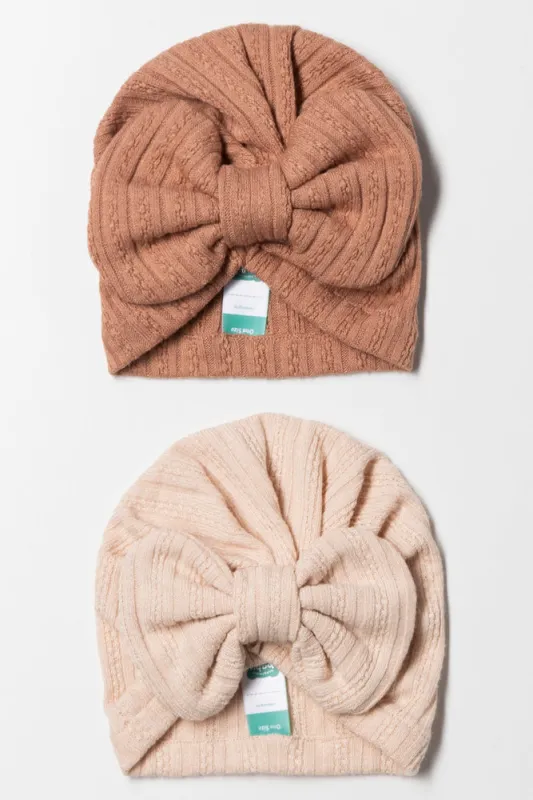 2 Pack Turbans Natural sold by Ackermas