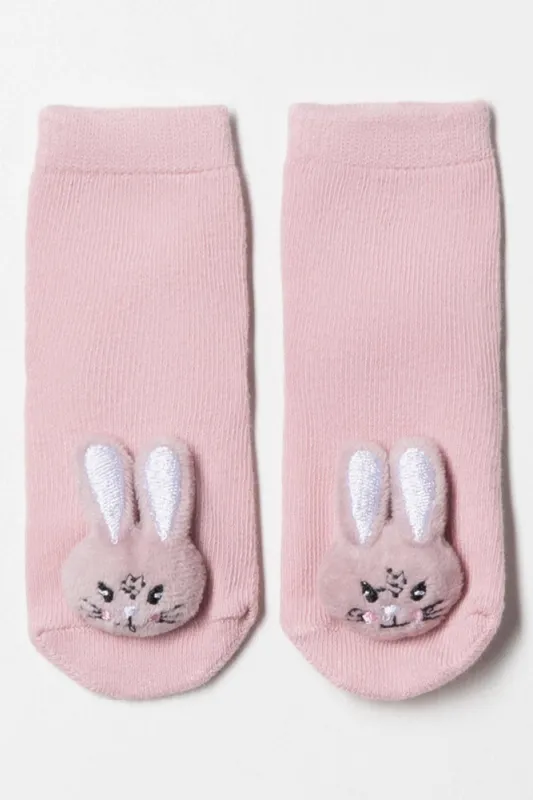 Bunny Socks Pink sold by Ackermas